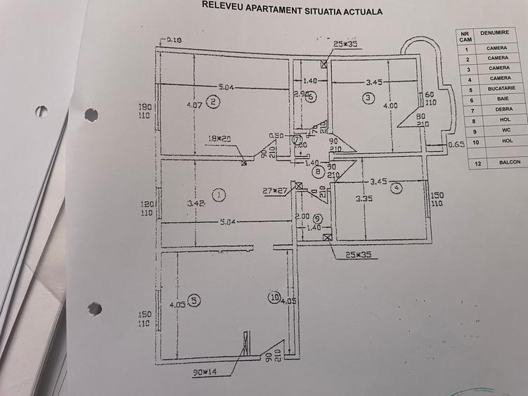 Apartament 4 camere decomandate