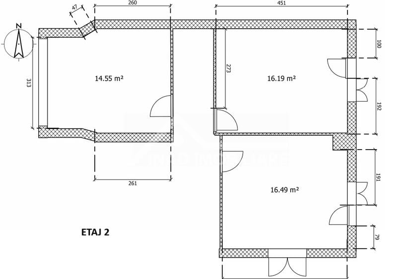 Casă de închiriat, Strada Republicii,  D+P+2E, curte proprie de 550 mp
