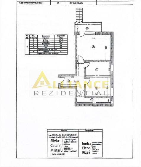 Apartament 2 camere - Teren 200 mp