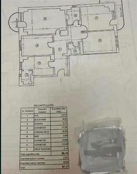 Apartament 4 camere Pacurari vis-a-vis  Kaufland