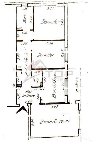 Apartament 3 camere Decomandat - Frumoasa