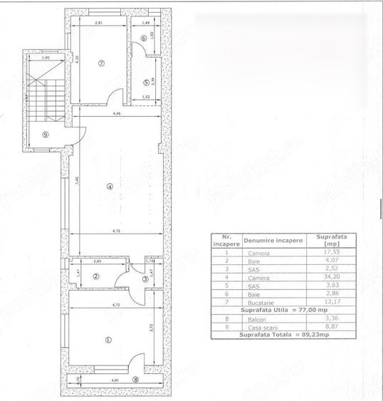 Apartament nou, 3 camere, 90 mp