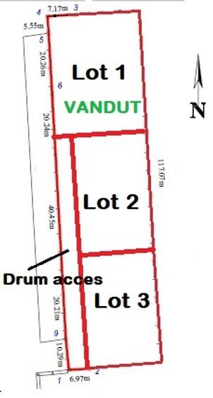 Snagov-Vladiceasca, loturi 1000 mp, intravilan, liber