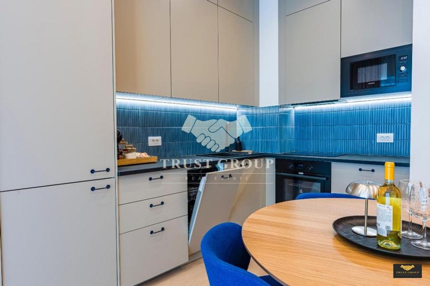Apartament 2 camere Barbu Vacarescu | 2024 | Loc de parcare | Mobilat designer