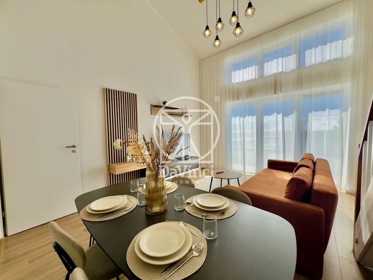 Penthouse 4 camere - mobilat si utilat - intabulat, aer conditionat