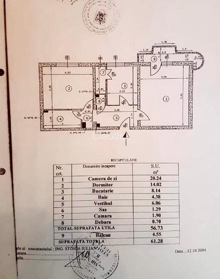 Vanzare apartament 2 camere | UNIRII, GOGA, NERVA | st. Anastasie Panu | Sect 3 - 16