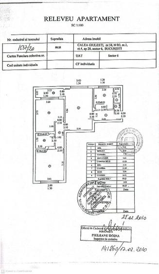 Vand apartament 3 camere Giulesti