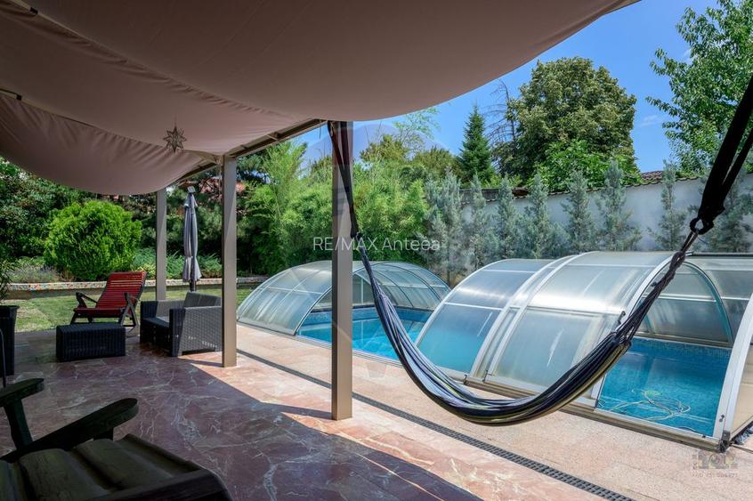 Vilă de arhitectură cu piscină, garaje și teren de 800 mp - 47