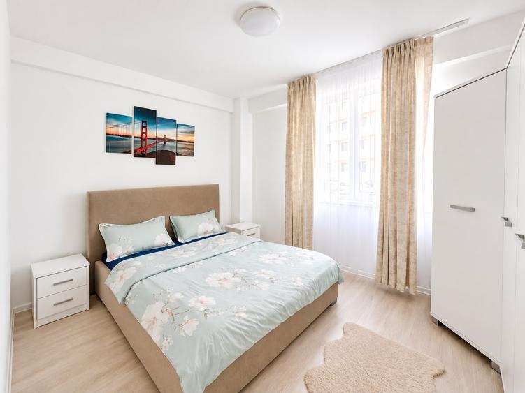 Apartament cu 3 camere, 69 mp, mobilat, 2 băi, balcon, parcare