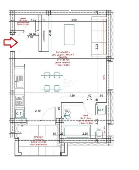 Bloc finalizat zona ESO. Etaj intermediar. Loc de parcare. - 7