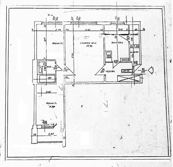 3 Camere, Piața Rahovei, etaj 3/4, liber - 4