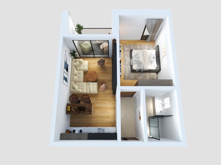 APARTAMENT 1 CAMERA, 40MP, ZONA LIDL CETATE ALBA IULIA