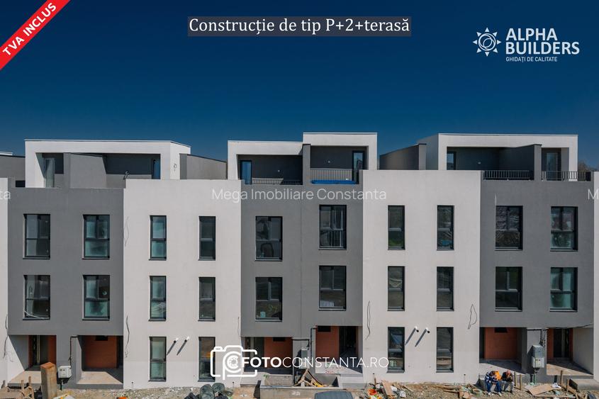 ✅TVA inclus: 132m² utili + terasă 42m² · 5 camere, 3 băi | P+2+t Strada Teleajen