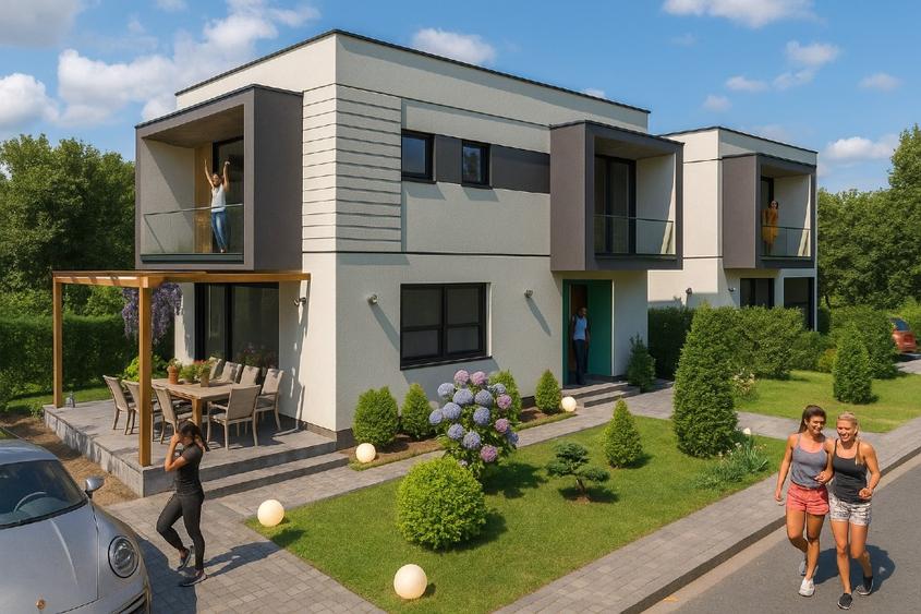 Casa P+1 noua arhitectura moderna la 3min de centru