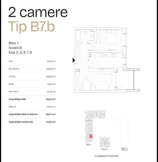Cesiune - Apartament cu 2 camere in ansamblu rezidential PRIMA Astera