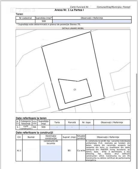 Casa individuala de vanzare, teren 500 mp, finisat, garaj, zona Vivo - 9
