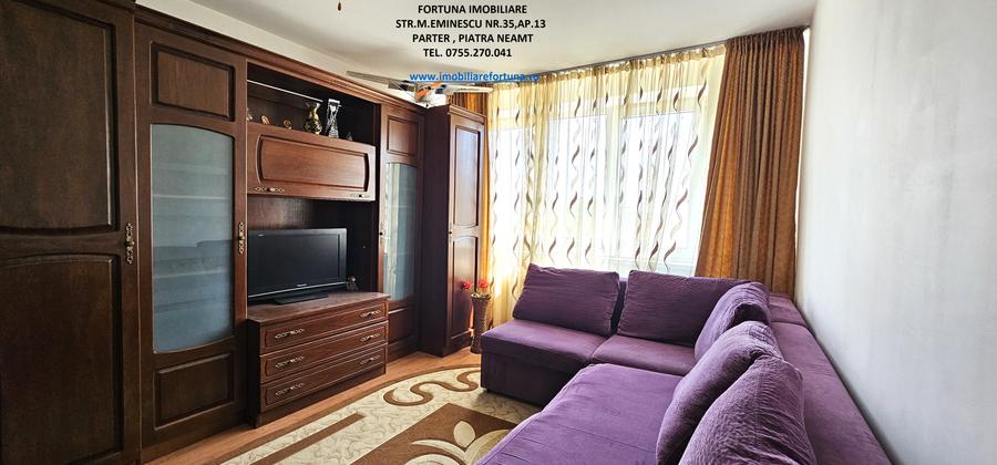 Apartament 2 camere, etaj 4 in bloc cu lift, zona Scoala nr.5, Piatra Neamt