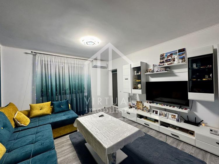 Apartament cu 3 camere, 72mp utili+12mp terasa, etaj 1/3, 2 parcari