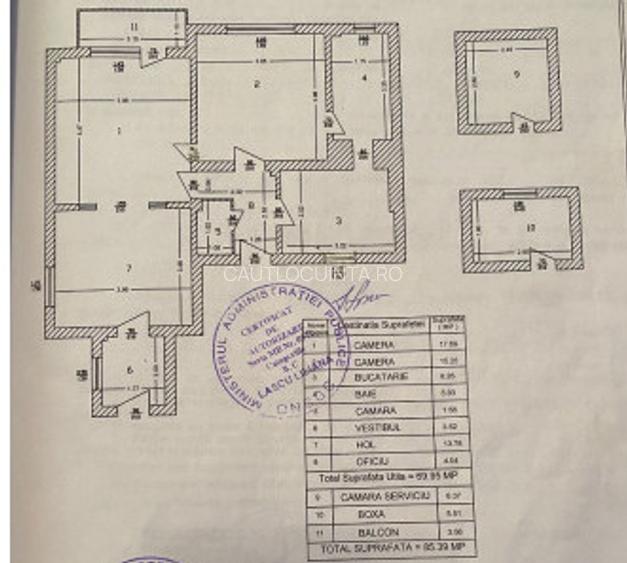 OPORTUNITATE 3 camere | Grivita| Victoriei| Gara de nord| Metrou 7 min - 6