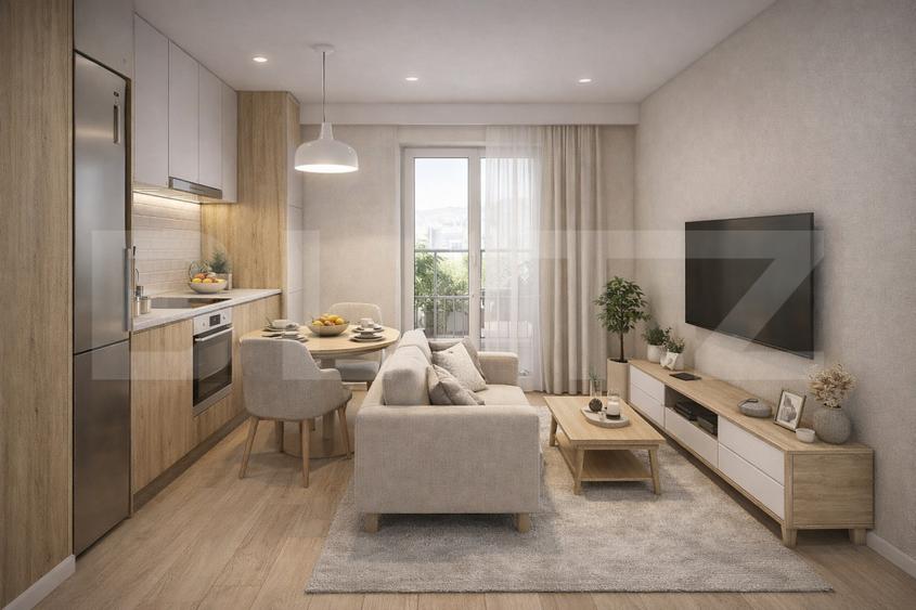 Apartament cu 2 camere de vânzare | Etajul 1 | Bloc nou – Calea Moldovei