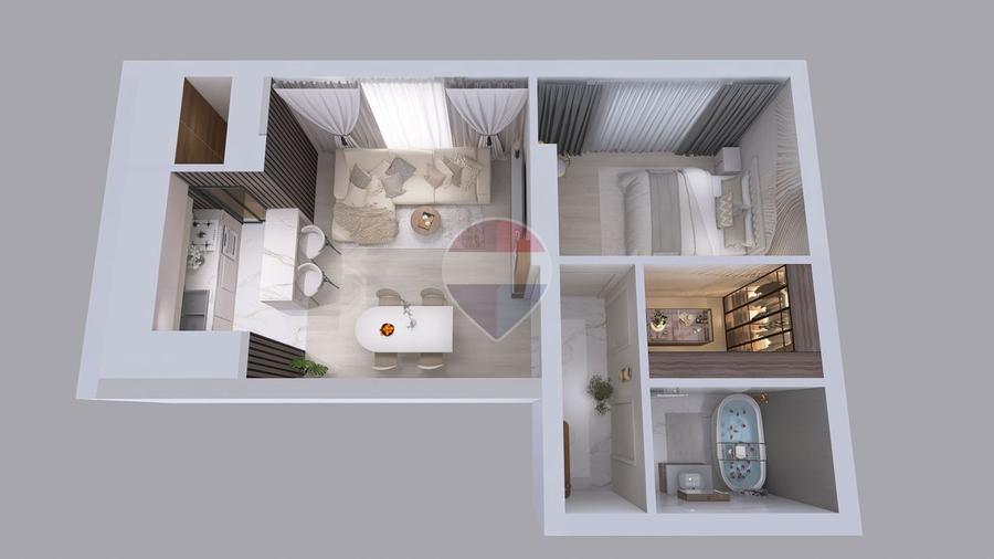 Apartament de vanzare 2 camere | Bragadiru Cartierul Latin Ghencea