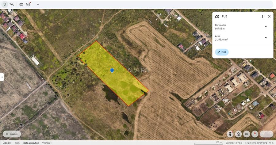 Teren In Magurele-Bragadiru 21.500 mp cu PUZ expirat - 3