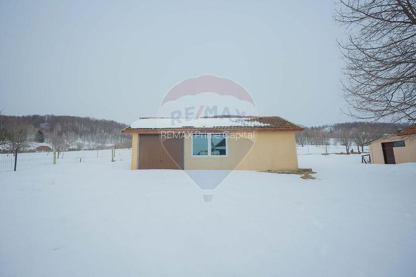 Casă cu livadă, 4 camere din cărămidă, de vânzare în zona Bratca-Damiș - 39