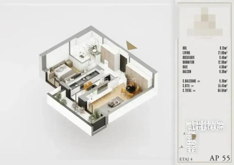 Apartament 2 camere ansamblu exclusivist acte gata zona Pallady - 2
