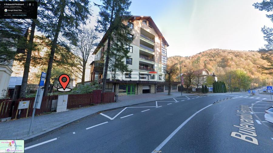 Teren intravilan de vânzare, Bd. Ferdinand, centrul stațiunii Sinaia