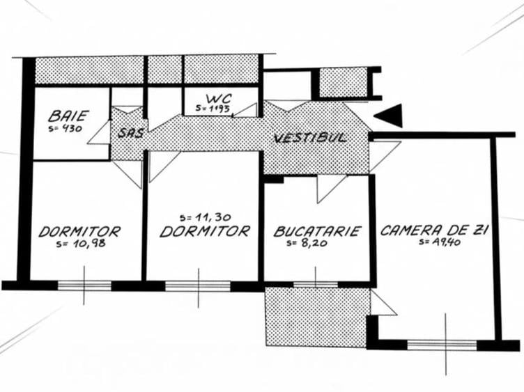 Vanzare Apartament 3 Camere Decomandat Piata Sudului