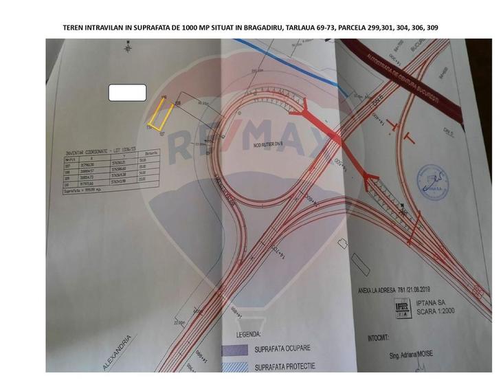 Vanzare teren intravilan in Bragadiru, zona "La 3 Viraje"