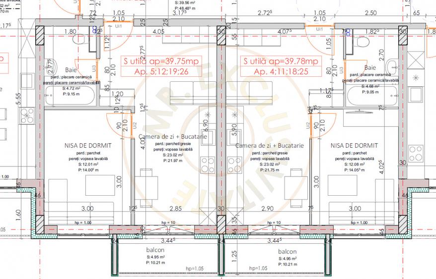 De vânzare apartament 2 camere Smarald City Satu Mare