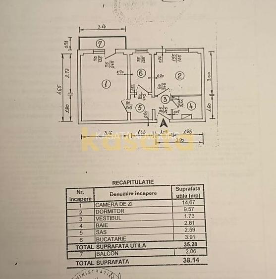 APARTAMENT 2 CAMERE | TEIUL DOAMNEI | RENOVAT | ANVELOPAT | FARA RISC - 6