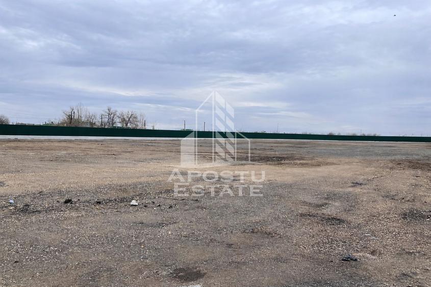 Teren de inchiriat 7000 mp | Platforma pietruita | Acces TIr | Depozit
