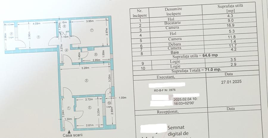 Apartament 3 camere, zona Adridan - Darmanesti
