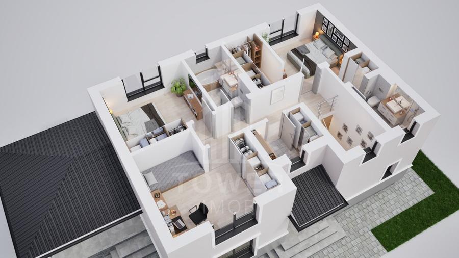 Casă individuală 5 camere | cu rate direct la dezvoltator| Lângă Sibiu