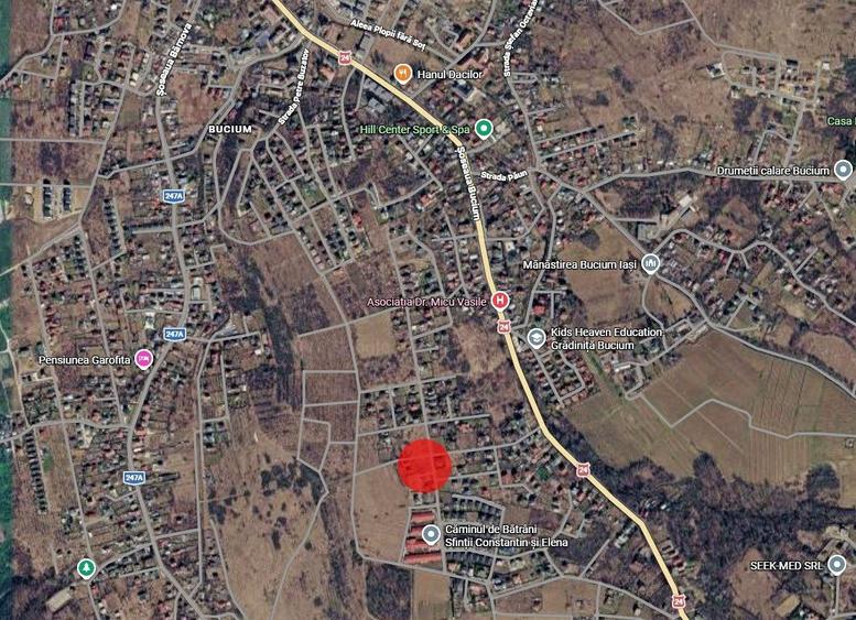 Bucium - Str. M. Cornea, 1003mp intravilan, deschidere la 2 strazi
