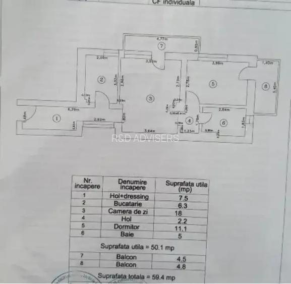 PARCUL CAROL VIILOR, 2 CAMERE 60 MP BLOC 2023 - 13