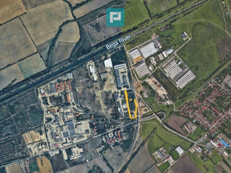 Teren industrial 17.934 mp cu 3 clădiri