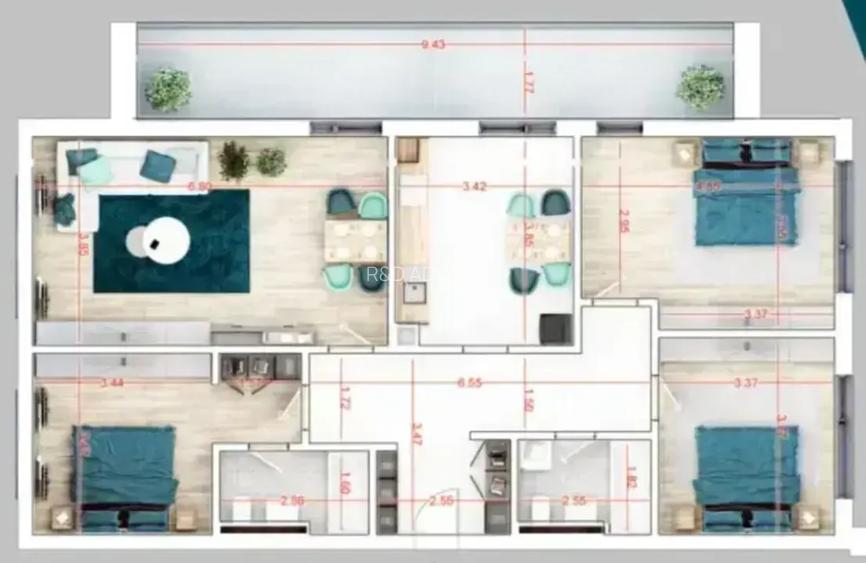 Apartament 4 Camere Premium Metrou Teclu Mutare Rapida - 2