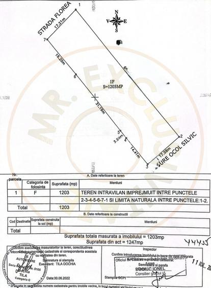 Teren intravilan 1203 mp Bascov-Florea zona Superba - 5