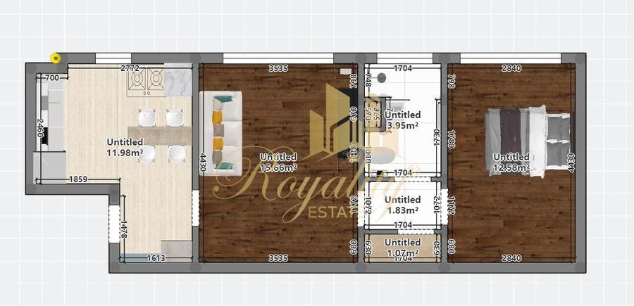 TAKE IONESCU, Apartament 2 camere RENOVAT, parter, clima