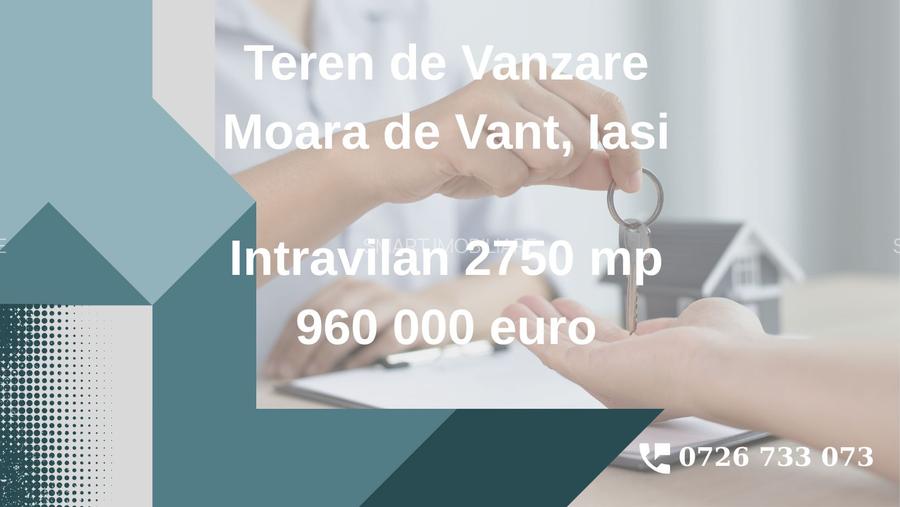 Teren intravilan de vanzare – Moara de Vant, Iași , 2750mp - 2