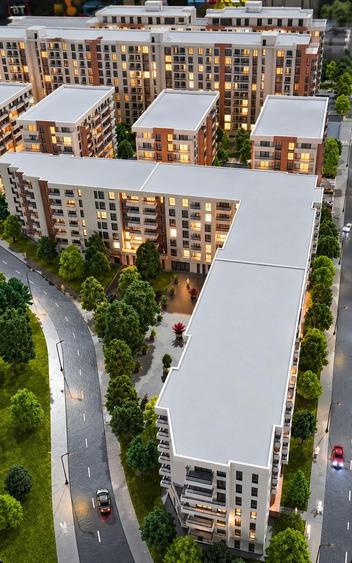2 camere tip studio - 5 minute Metrou M2 - Bloc nou 2026