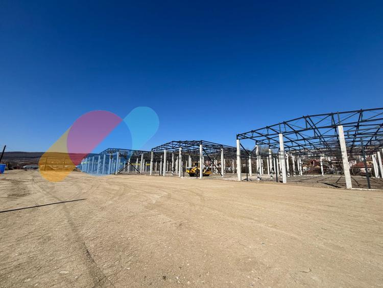 Hale de vânzare – 600 mp, open space, acces TIR, zona intrare Baciu