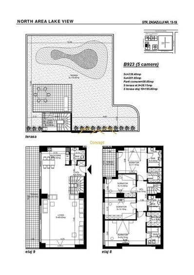 Triplex Vedere Lac Gradina Proprie 2 Locuri Parcare Subterana