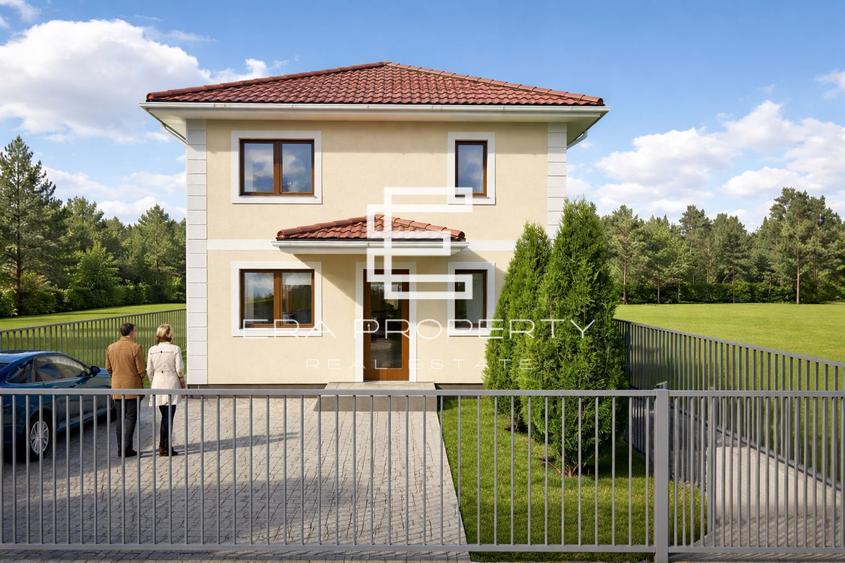 Casă nouă cu 4 camere, 120 mp utili, teren 290 mp, Șelimbăr