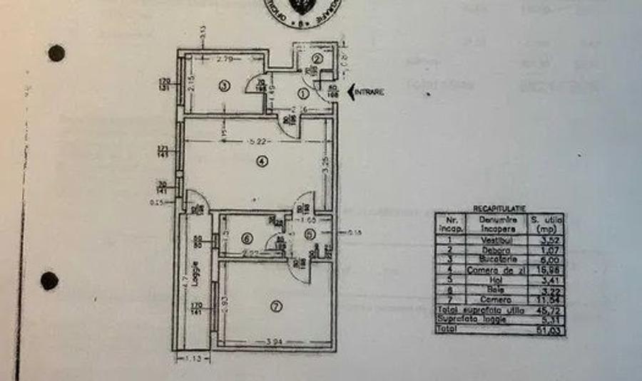 Apartament 2 camere de vanzare Lujerului-Veteranilor