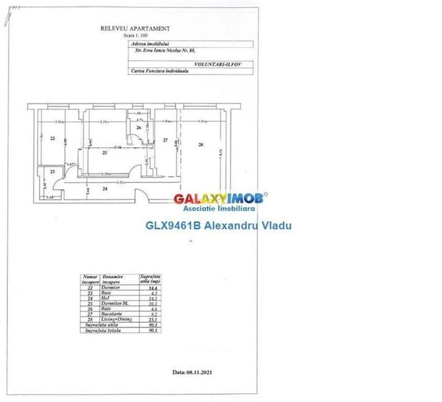 Apartament 3 camere , Iancu Nicolae - GRAND PARK Pipera