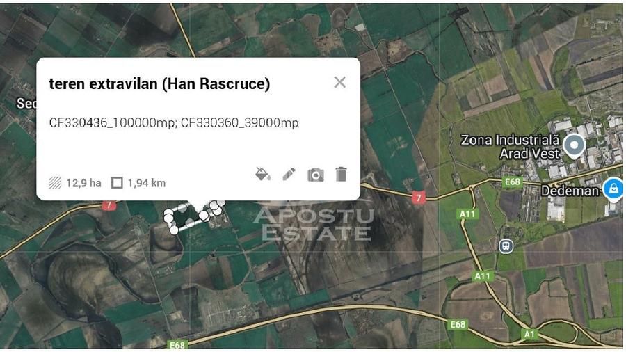 Teren extravilan in zona Petrom, Hanul de la Rascruce